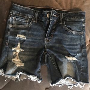 American eagle jean shorts